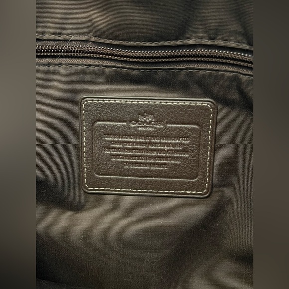 Coach Messenger Bag - Brown Pebble Leather (Charles Messenger) - Picture 3 of 6